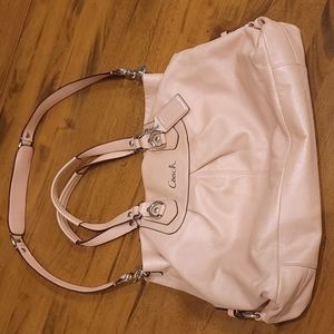 Coach light pink purse